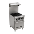 PRO24G-ST - 4 Burners Ranges with Standard Oven