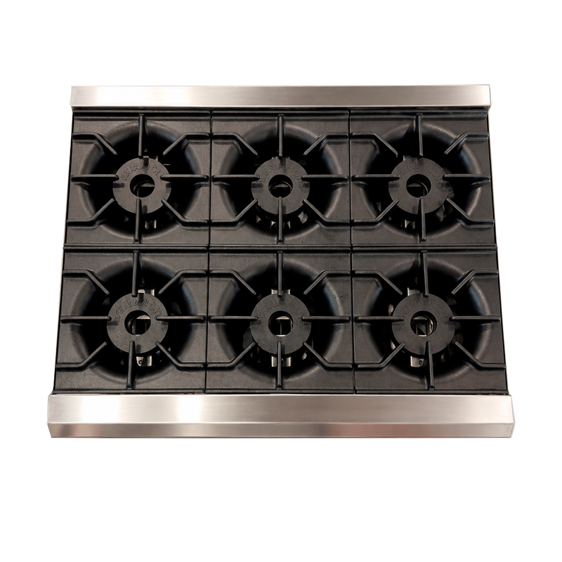 PHP36G-CT - 6 Burner Hot Plate