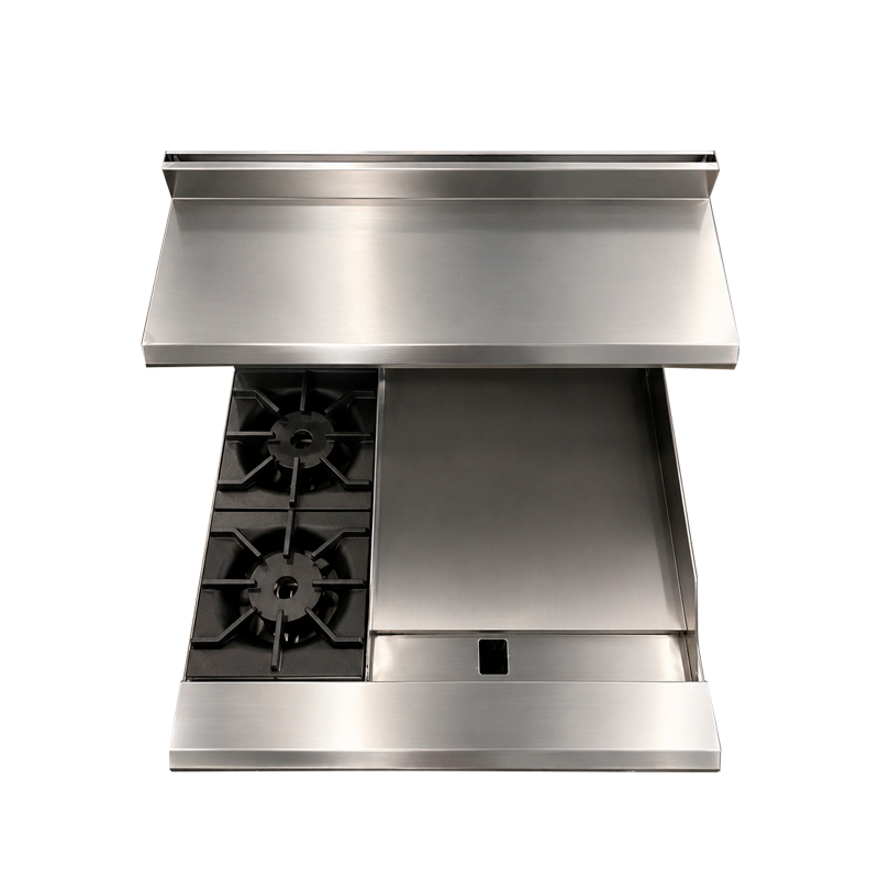 PRM36G-ST - 2 Burners + 24" Manual Griddle Combo Range with Standard Oven