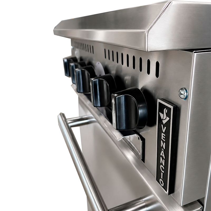 PRO24G-ST - 4 Burners Ranges with Standard Oven