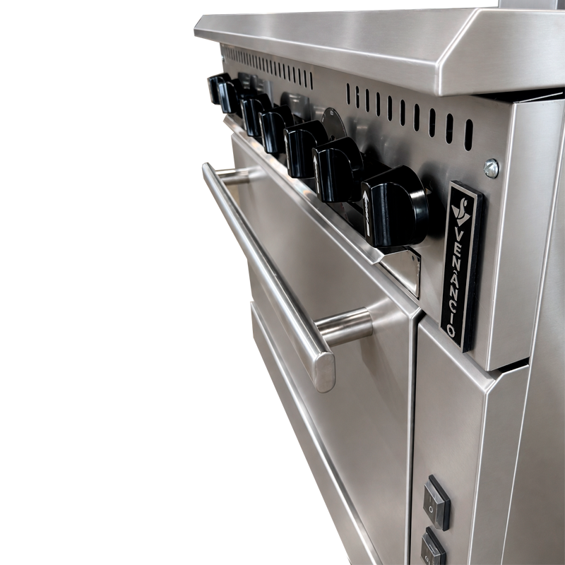PRO36G-CO - 6 Burners Range with Convection Oven