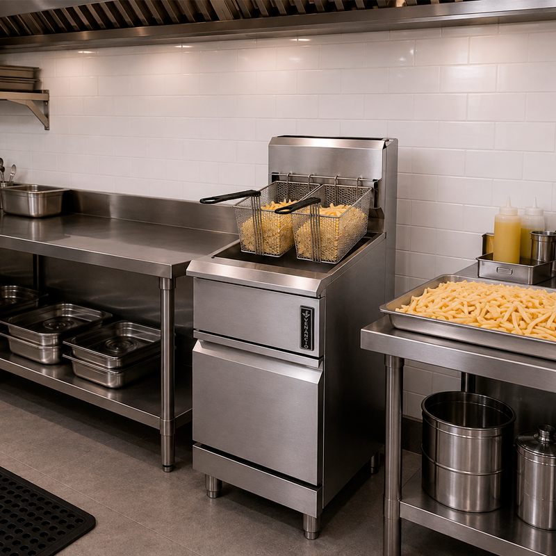 PFR40G-CB - 40 lb Fryer
