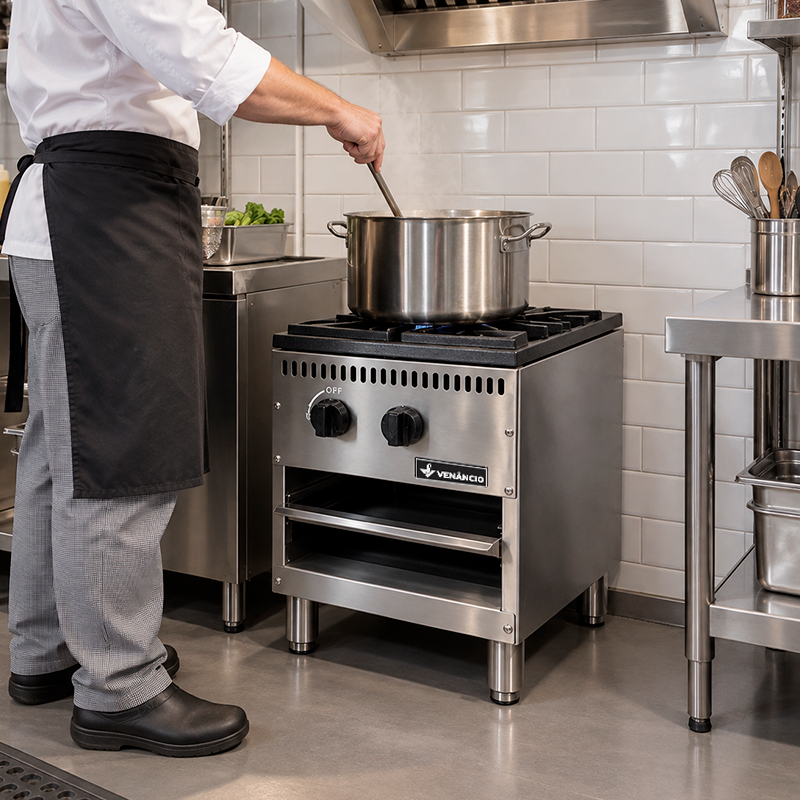 Venancio Prime Series - 1 Burner Stock Pot - PSP181G-CB - 90,000 BTU
