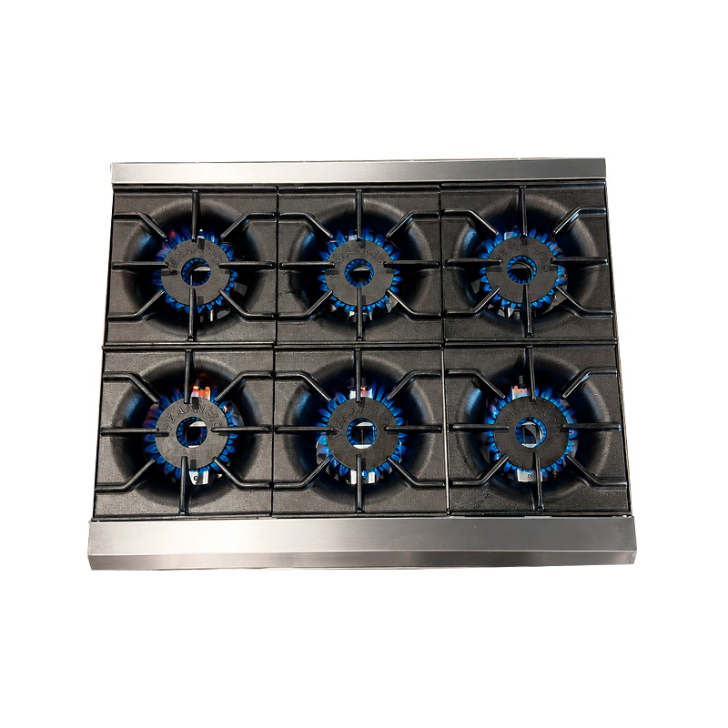 PHP36G-CT - 6 Burner Hot Plate
