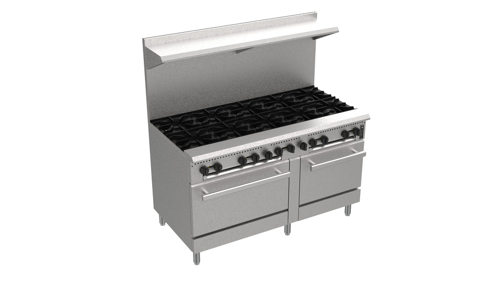 PRO60G-ST - 10 Burners Range Standard Oven