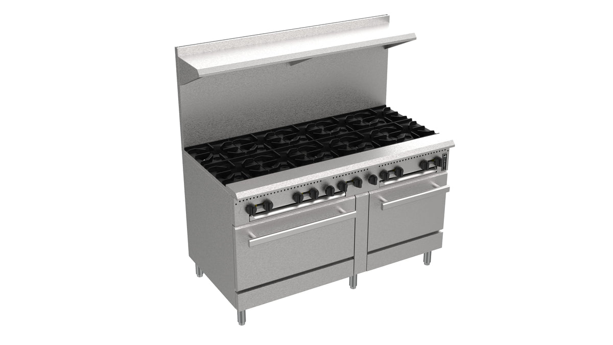 PRO60G-ST - 10 Burners Range Standard Oven