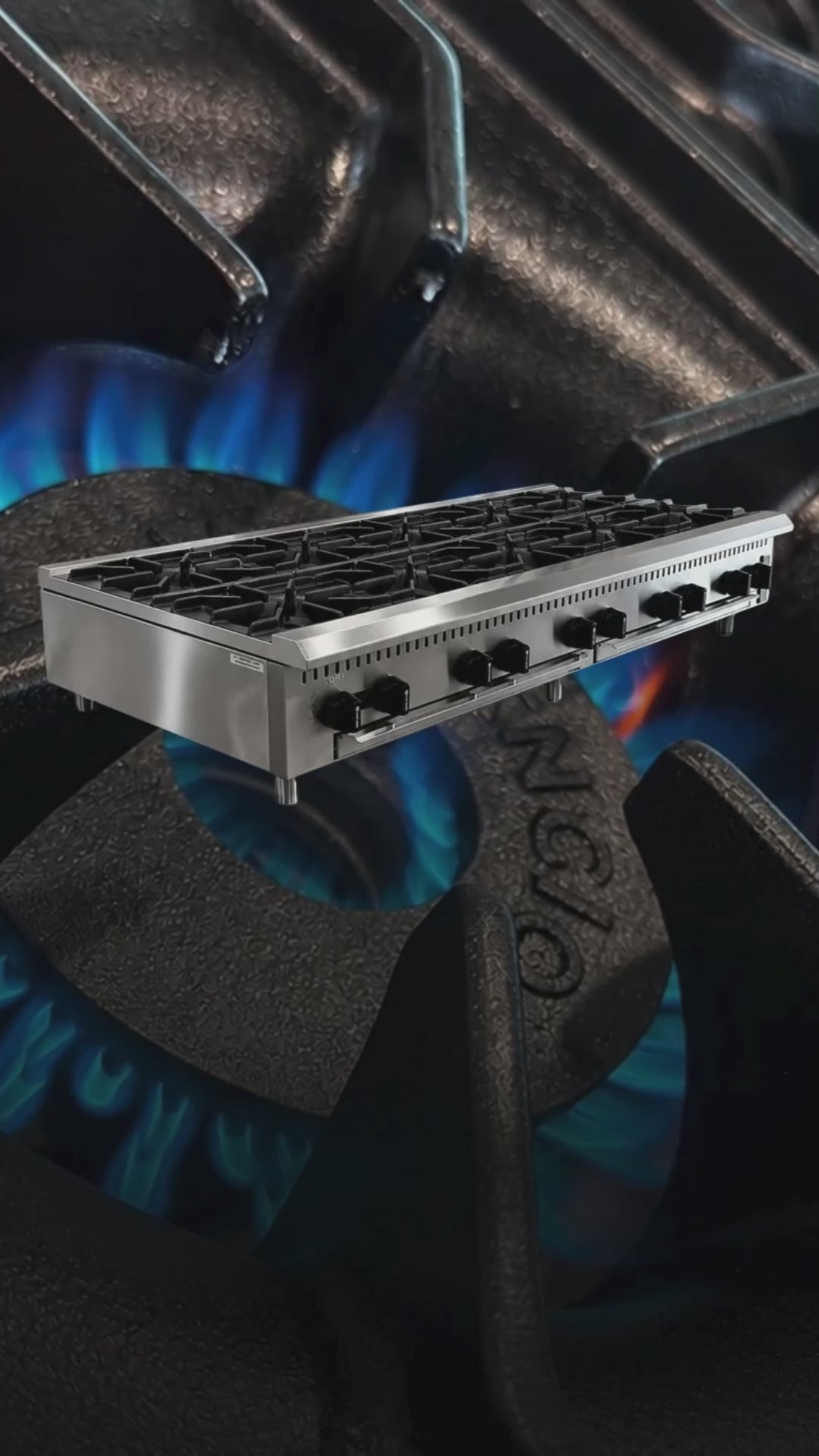Venancio Prime Series - 10 Burner Hot Plate - PHP60G-CT - 250,000 BTU