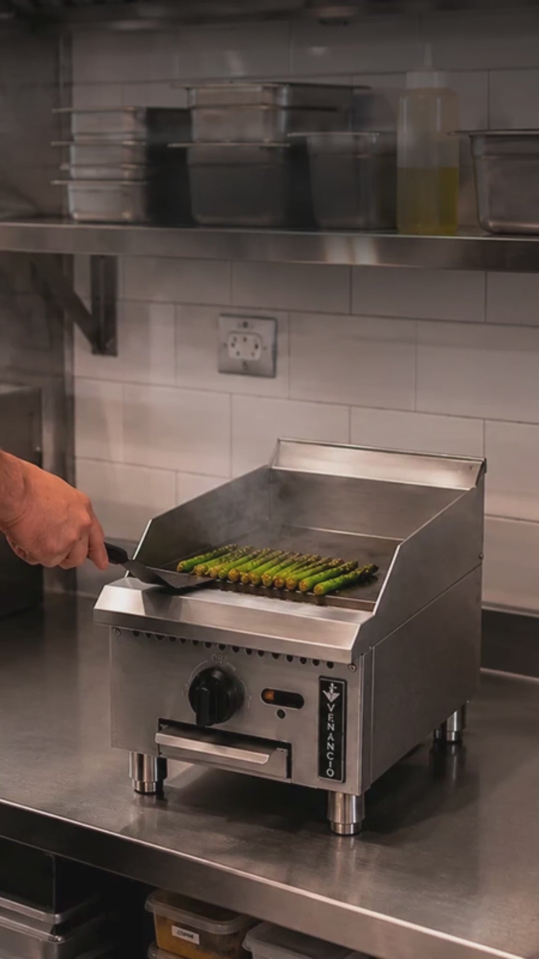 Venancio Prime Series - 15" Manual Griddle - PGM15G-CT - 30,000 BTU