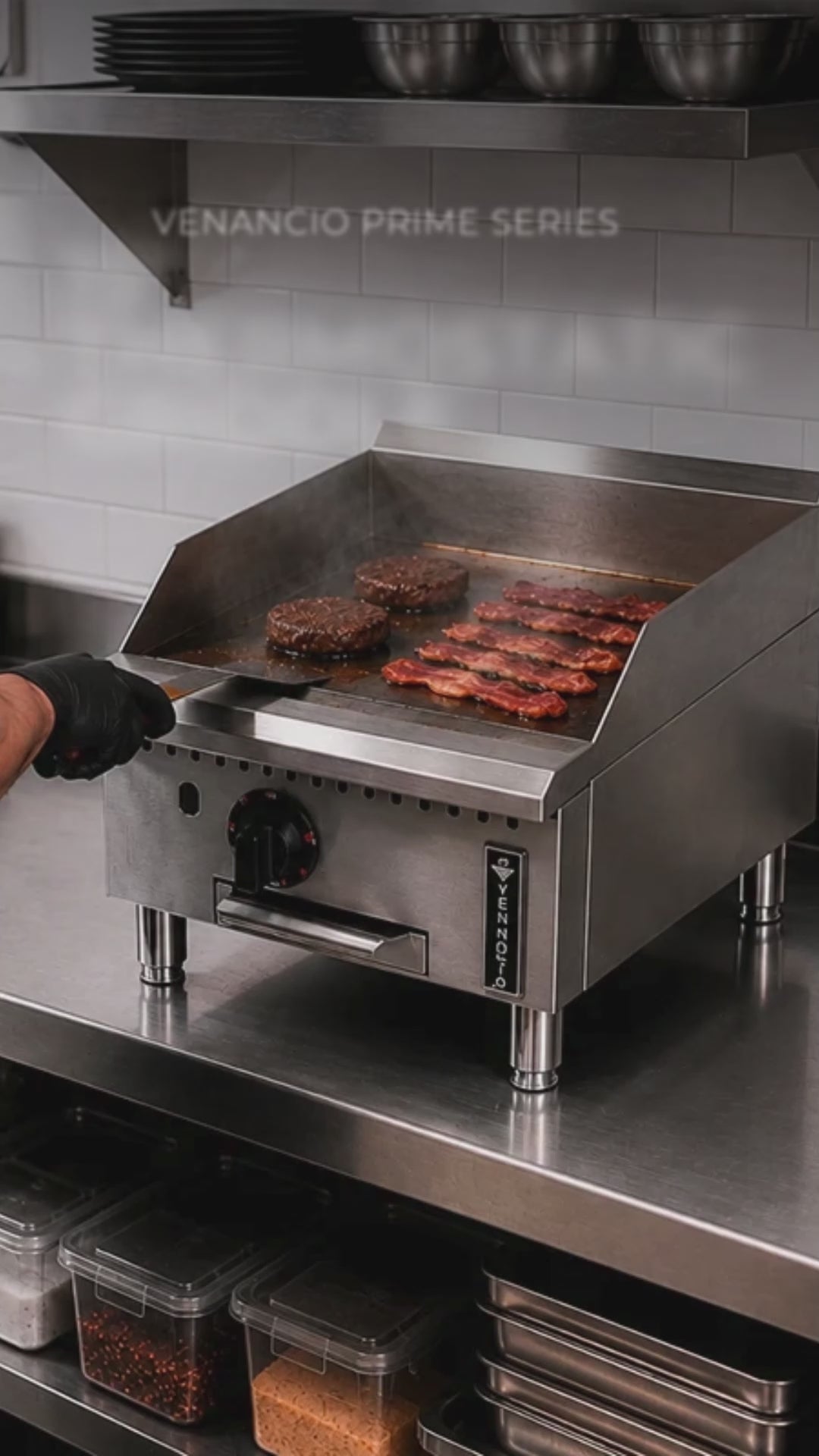 Venancio Prime Series - 15" Thermostatic Griddle - PGT15G-CT - 35,000 BTU