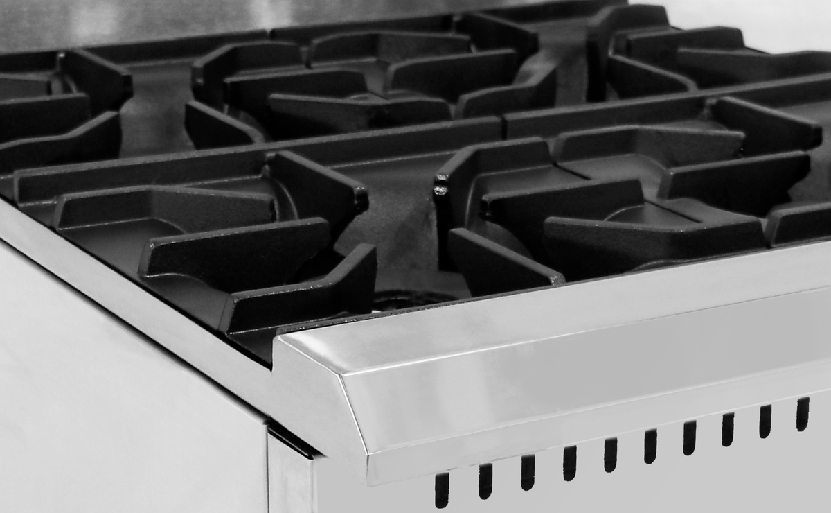 PRO60G-ST - 10 Burners Range Standard Oven